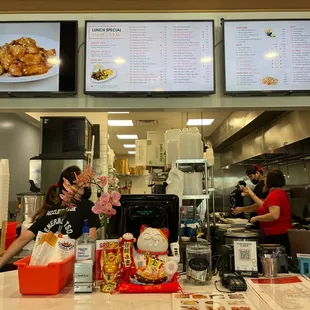 Lunch menu