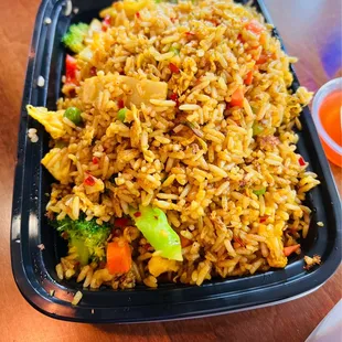 Sizzling Wok Special Fried Rice with egg