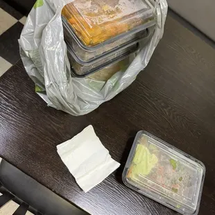 All the food returned back to the store barely eaten as we lost our appetite after finding the hairs only a few bites in.