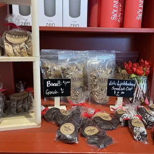 a variety of chocolates