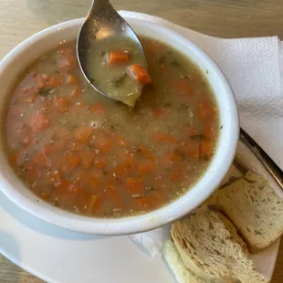 Yellow pea soup