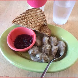 Their delicious meatballs.