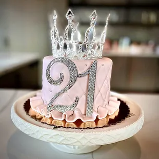 21st Birthday cake
