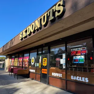 the outside of the store