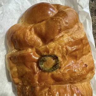 Ham &amp; cheese croissant split for lunch yesterday!!