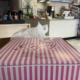 Inside of the donut shop
