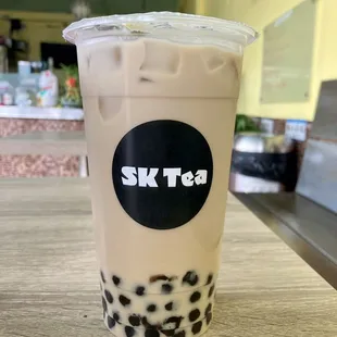 Oolong milk tea