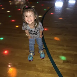 2 year old skating