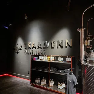 the interior of skaalvenn distillery