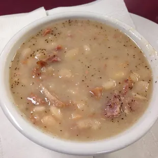 Their northern bean with ham hocks are delish!
