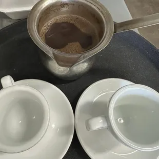 Strong and earthy Lebanese coffee