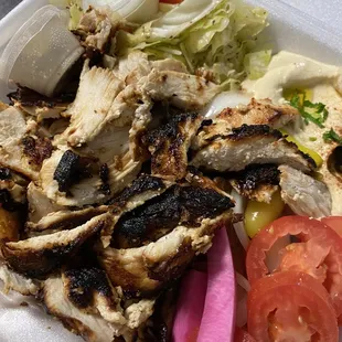 7. Chicken Shawarma Entree