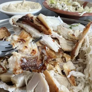 7. Chicken Shawarma plate