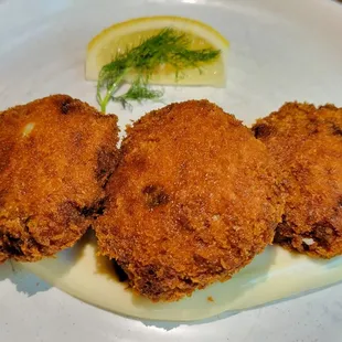 Dungeness Crab Croquettes, $18 - 3 Stars