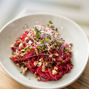 House Made Saffron tagliatelle pasta pecorino romano and black pepper