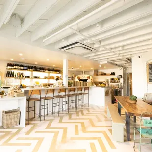 Our beautifully design Space - we also have lot of outdoor seating on the water.