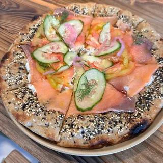 Everything Crust & Lox Pizza
