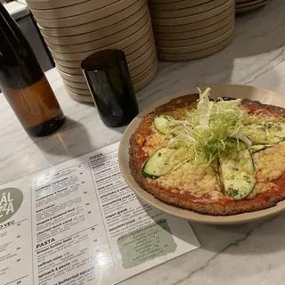 Zucchini Crust GF Pizza