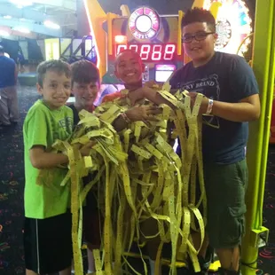 Jackpot WINNER!!! Fun Arcade full of Games and Prices!