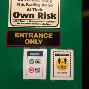 Must wear mask and social distancing in skate express.