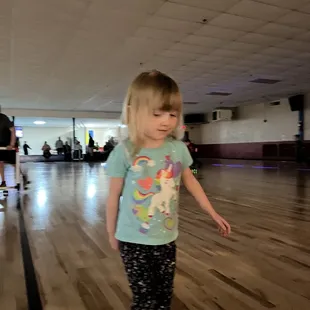 3 year old getting her skate on (March 2023)