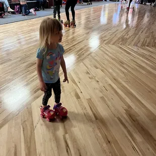 3 year old getting her skate on (March 2023)