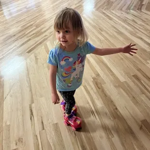 3 year old getting her skate on (March 2023)