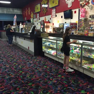 Fully loaded snack bar and prize counter!