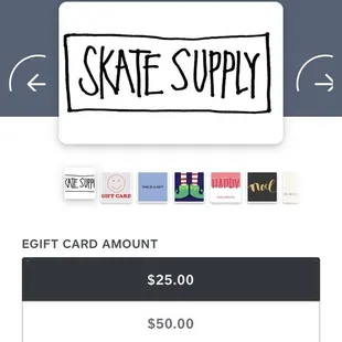 Digital Gift Cards Now Available !!!! Just click the link in my Instagram @skatesupplyhi