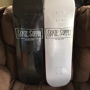 Some new Skate Supply 8.5 decks