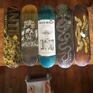 Anti Hero decks sizes 8.25", 8.38", 9".