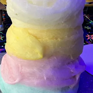 Cotton candy tower