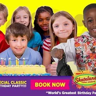 SUMMER Birthdays!! Book Your Child&apos;s Birthday Party for ONLY $99 at Skateland Roller Skating Rink in Indianapolis! Exp. 7/31/18
