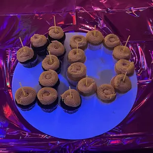 Cupcakes they put in a 10 for the birthday girl