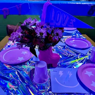 Decorations that Asher put out before we arrived