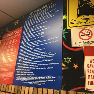 So many rules at the skating rink