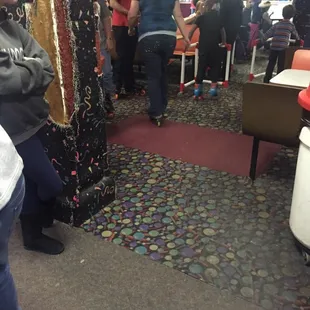 This place needs MAJOR renovations. It's sort of running joke- it is however the only non-ice "skating rink" in town.