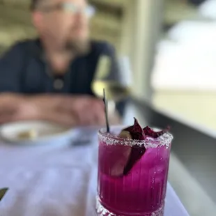 Spicy Prickly Pear Margarita