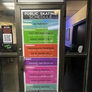 Skating info