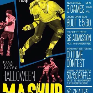 Roller Derby Halloween Mash-Up!!
