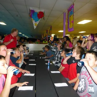 Pepsi Chug Contest!!  We have all kinds of fun games &amp; great prizes!