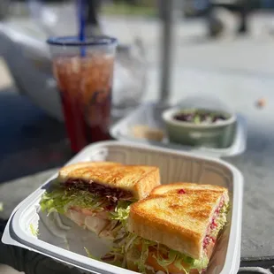 Turkey cranberry melt