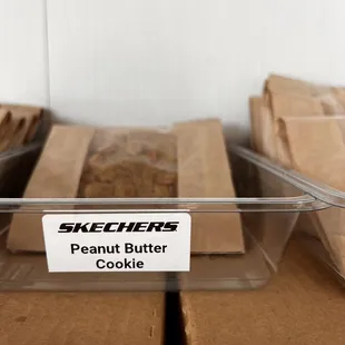 a box of peanut butter cookies