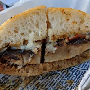 Portobello Mushroom Sandwich