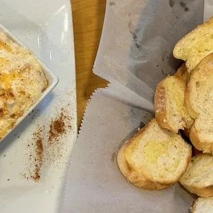 Lump Crab Dip with Toasted Bread