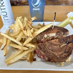 Reuben and Hand Cut Fries