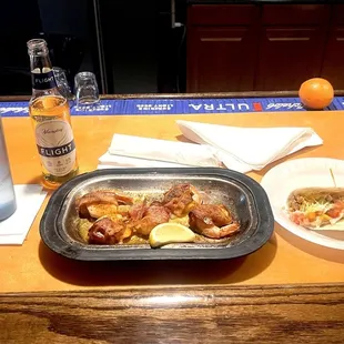 Bacon wrapped Cajun Shrimp &amp; Fish Taco