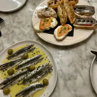 boquerones and chef's choice of pintxos
