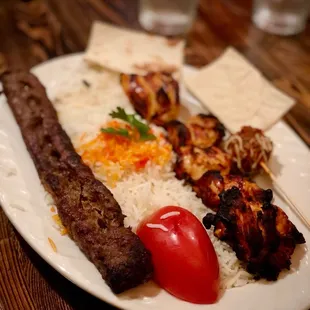 Skewer Special Combination Entrees