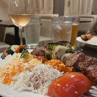 Chicken &amp; Shish Combination Entree